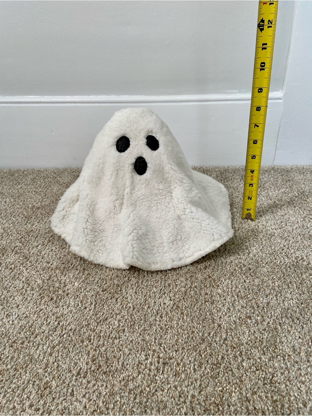 Sherpa Ghost Halloween Plush Decor Michaels EUC - Picture 11 of 12
